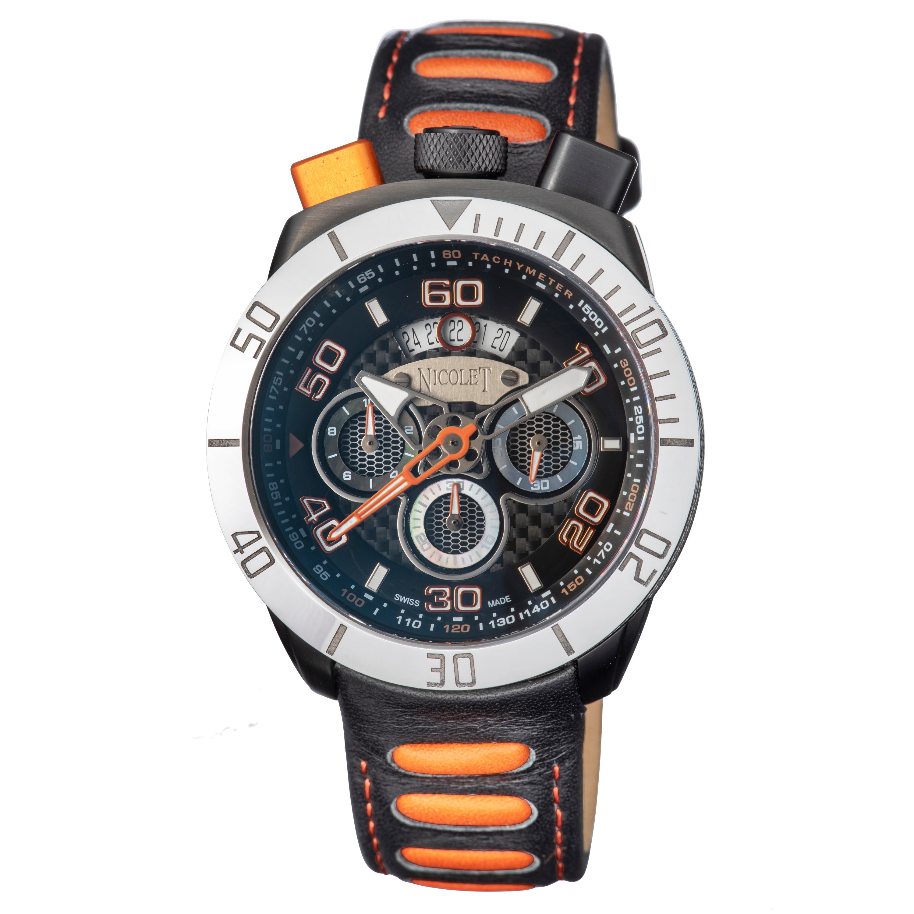 SWISS MADE NICOLET TRIUMPH LTD EDITION CHRONO DATE WATCH