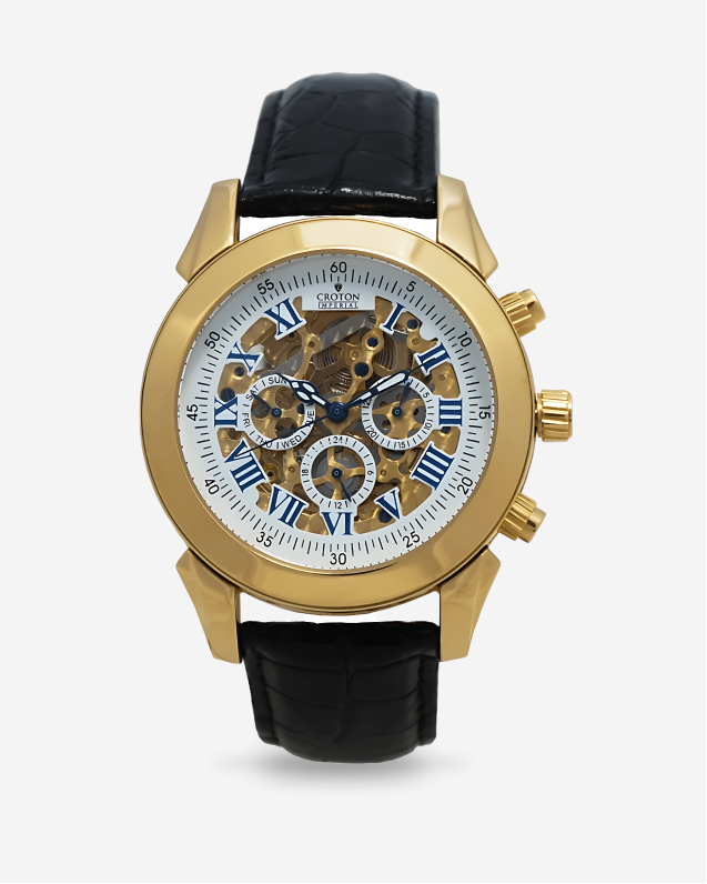 CORRAGIO Men's Multi-Function Automatic Skeleton Watch