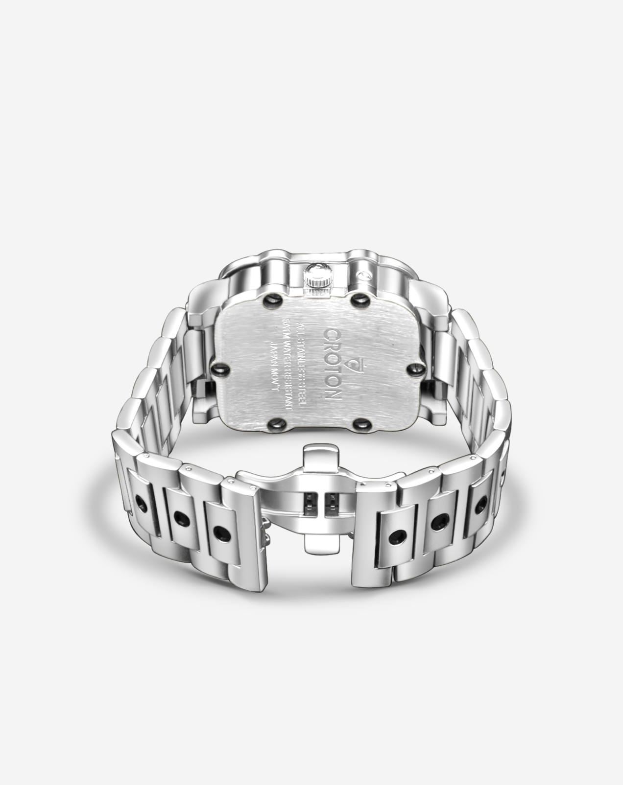 #color_stainless steel black dial