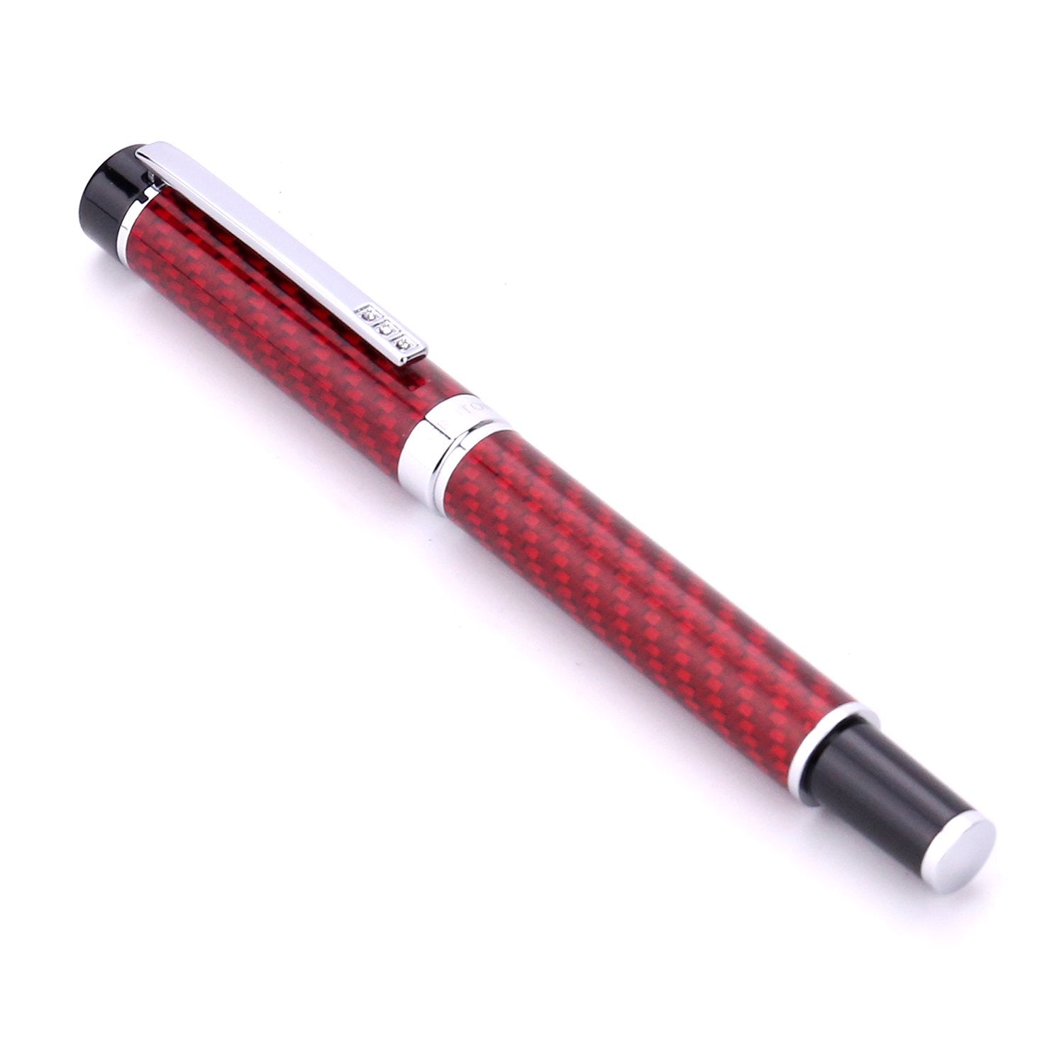 Croton carbon fiber ballpoint pen in red - CROTON GROUP
