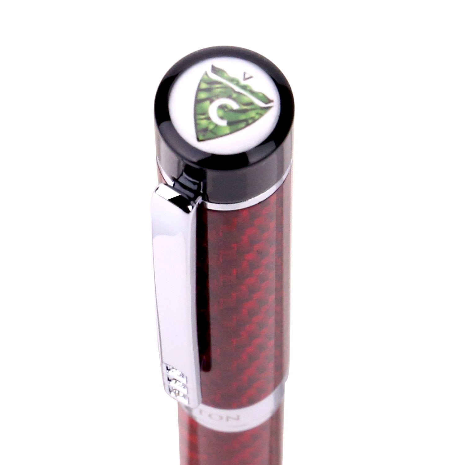 Croton carbon fiber ballpoint pen in red - CROTON GROUP