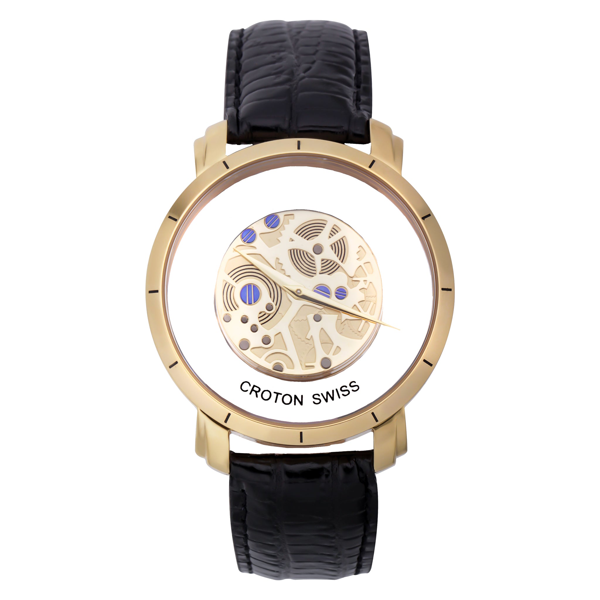 #color_black strap with goldtone