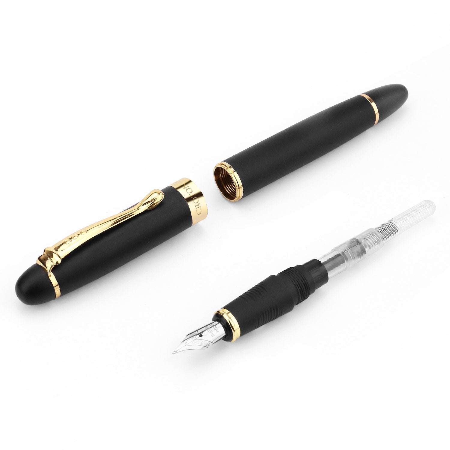Croton Fountain Pen Matt Black - CROTON GROUP