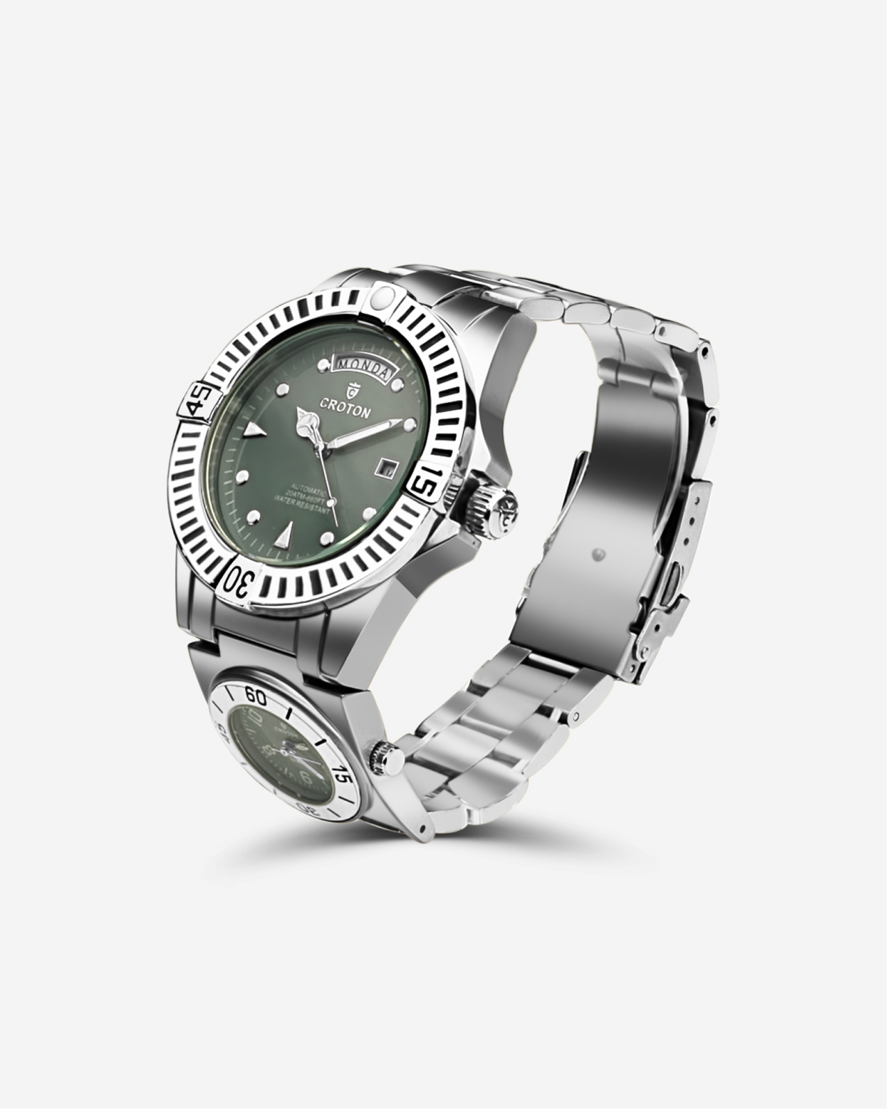 Arco Dual Dial & Time Zone Automatic Day/Date Mens