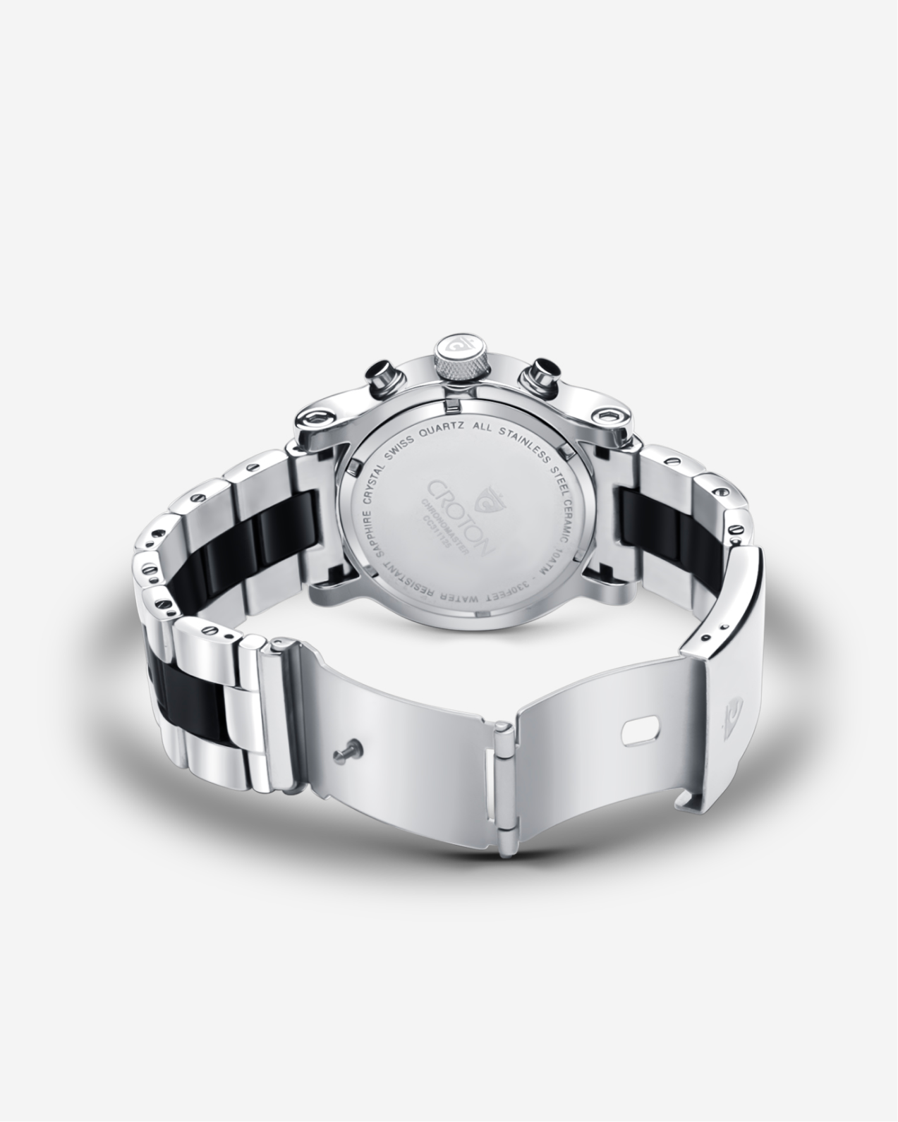 MILLENIUM Croton Men s Swiss Quartz Stainless Steel Ceramic