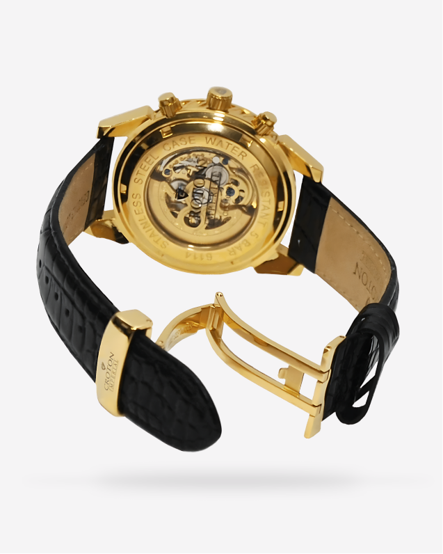 CORRAGIO Men's Multi-Function Automatic Skeleton Watch