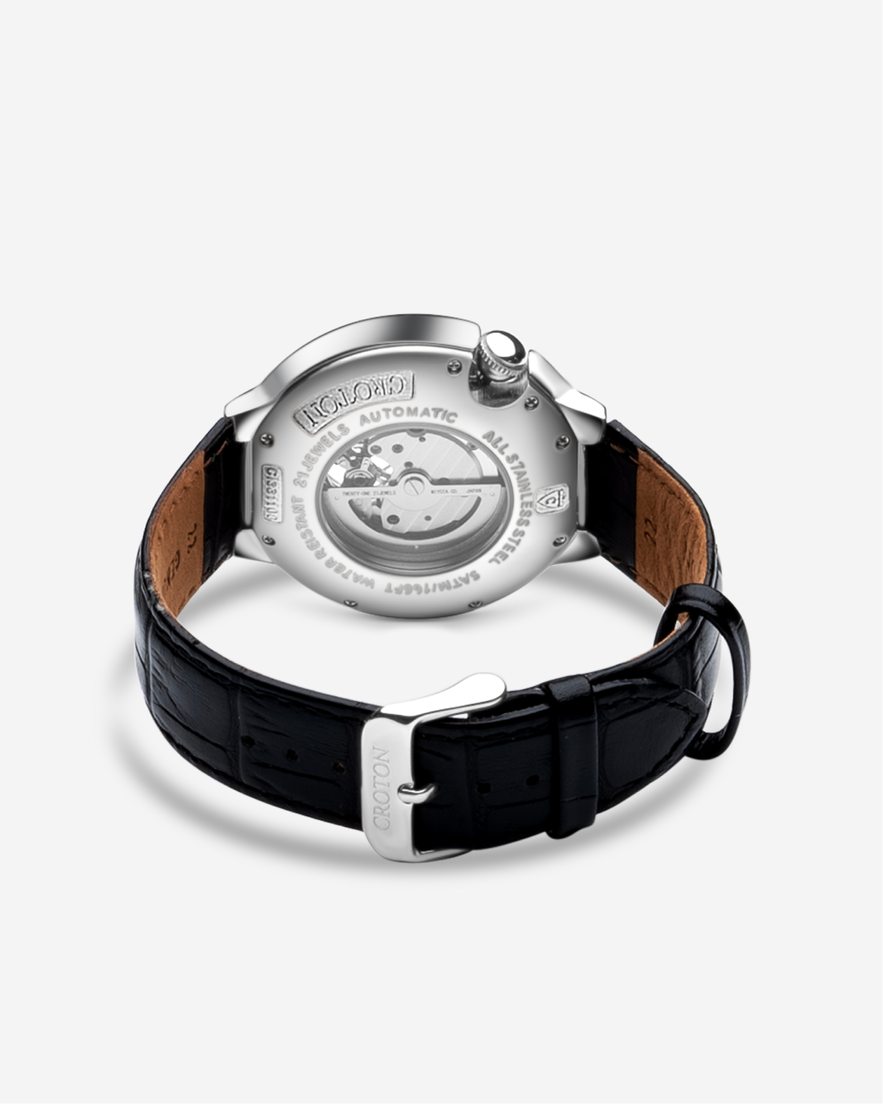 #color_IVORY DIAL & BLACK LEATHER STRAP