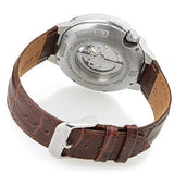 Men's Stainless Steel Automatic with Heartbeat & Ivory Dial & Brown Leather Strap - CROTON GROUP