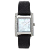 Ladies Swiss Quartz Diamond Case Watch with Mother of Pearl Dial