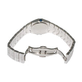 Ladies Quartz Austrian Crystal Watch with Blue Crystal Markers & Blue Metallic Hands