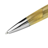 Goldtone Ballpen with Carved Lines and Painted Oil - CROTON GROUP