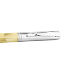 Goldtone Ballpen with Carved Lines and Painted Oil - CROTON GROUP
