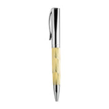 Goldtone Ballpen with Carved Lines and Painted Oil - CROTON GROUP