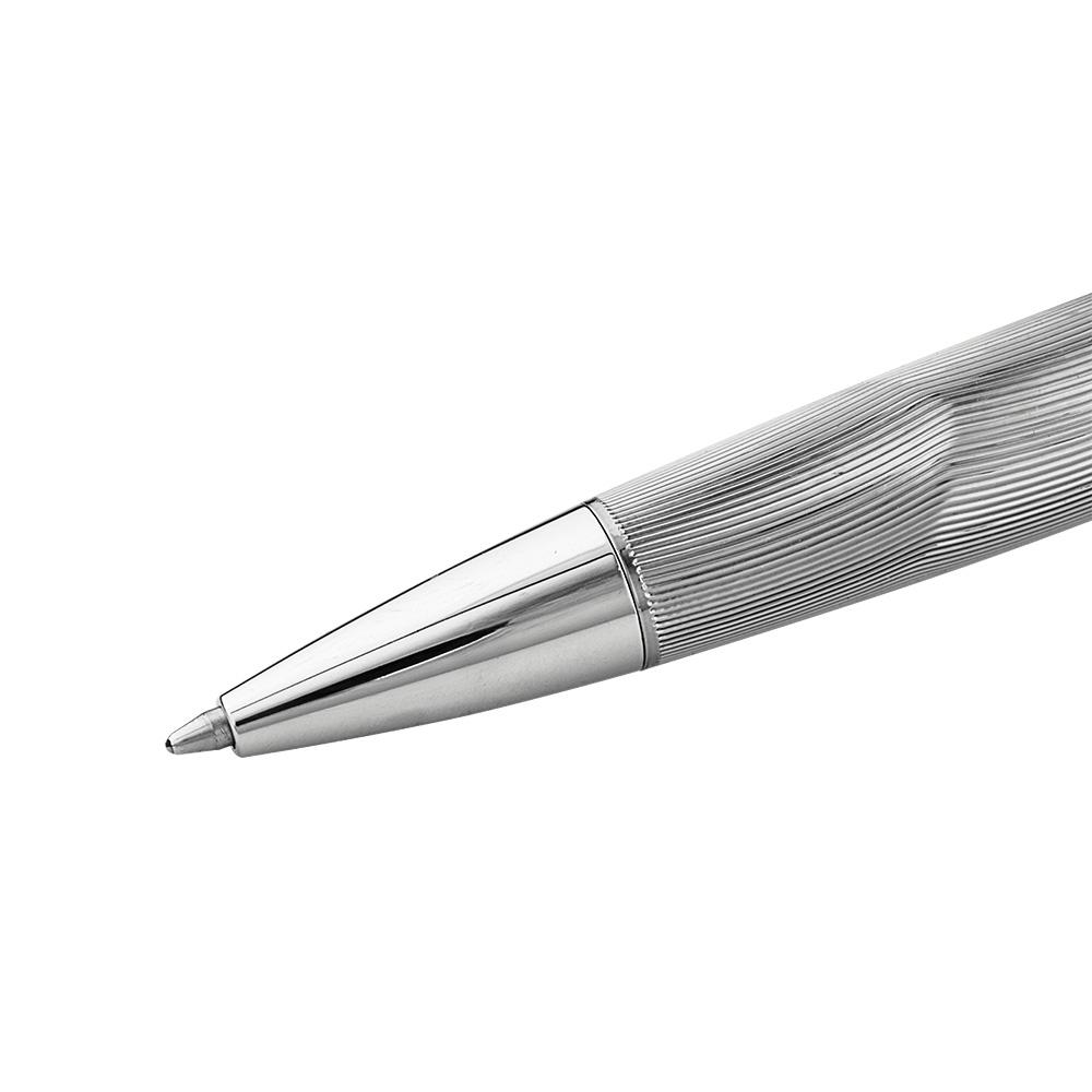 Gray Ballpen with Carved Lines and Painted Oil - CROTON GROUP