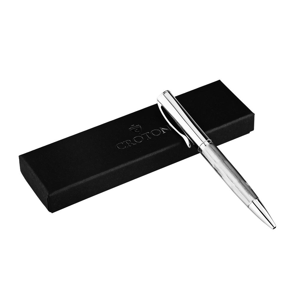 Gray Ballpen with Carved Lines and Painted Oil - CROTON GROUP