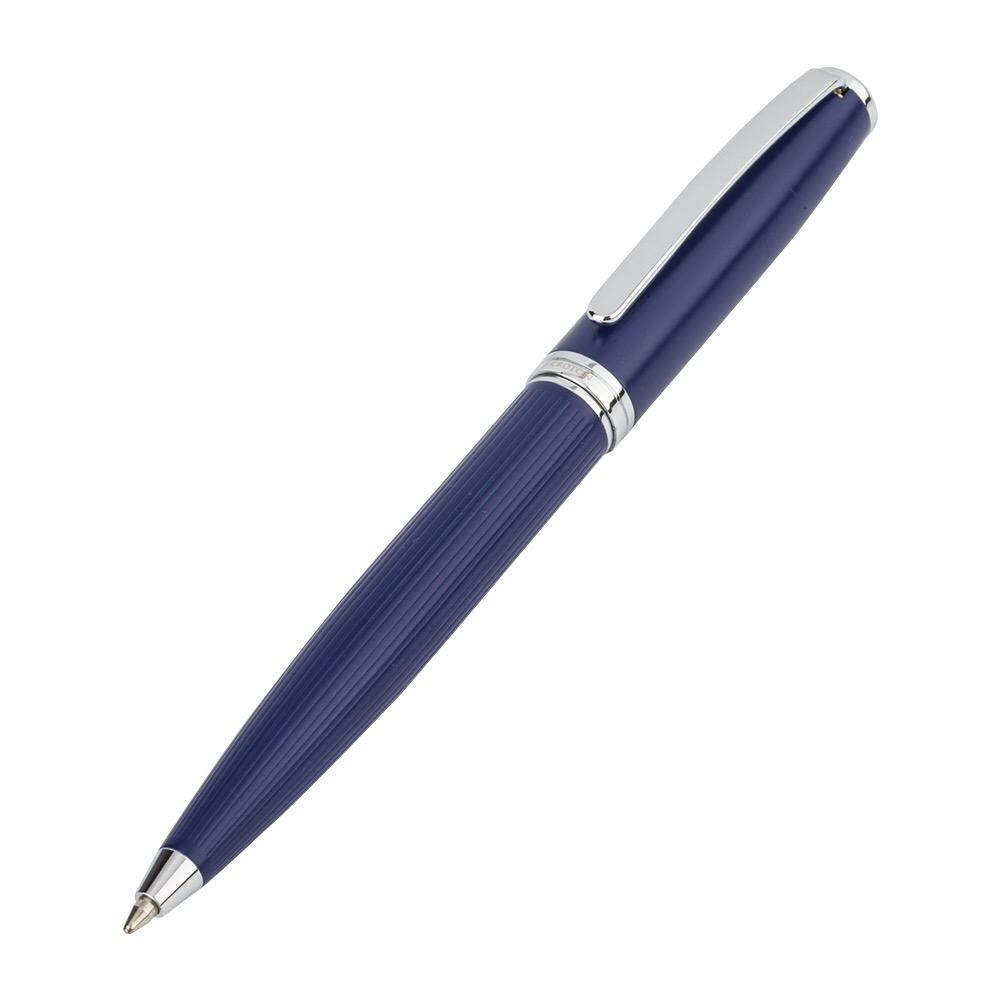 Blue color Ballpoint pen with chrome accents - CROTON GROUP